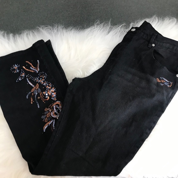 DG2 beaded jeans - Picture 1 of 9